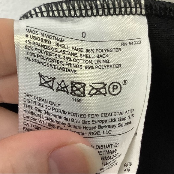 Banana Republic Strapless Fringe Knit Dress in Black - Picture 4 of 4